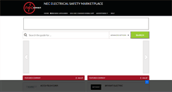 Desktop Screenshot of electricalsafetymarketplace.com